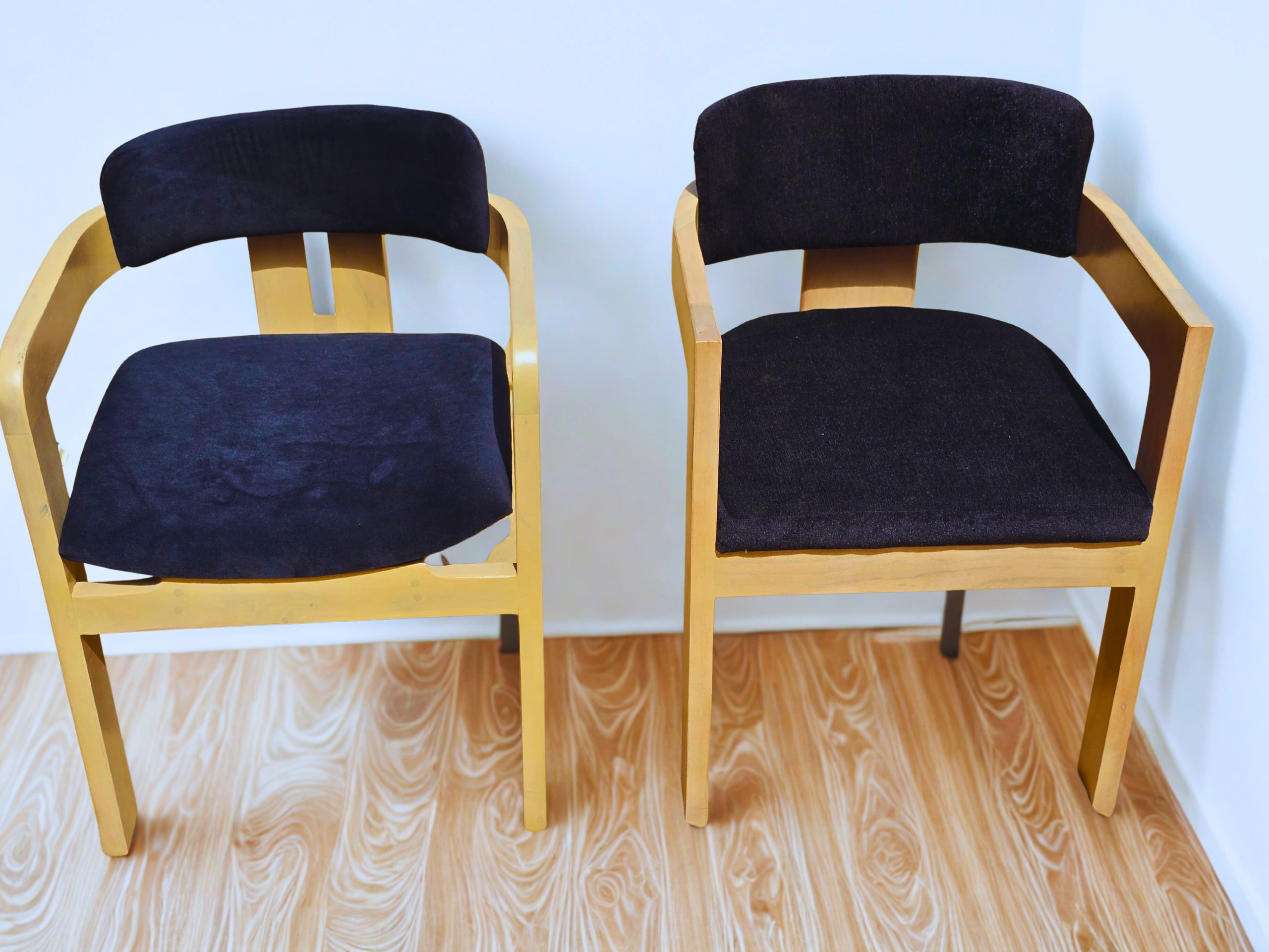 Pair of Wooden Armchairs