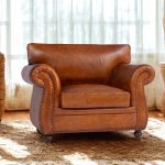 Brown Leather Chesterfield Armchair – Classic Comfort by RS Woodworking