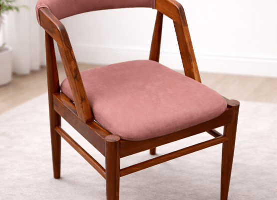 Mid-Century Modern Wooden Accent Chair