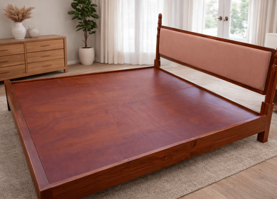 Solid Wood Queen Size Bed