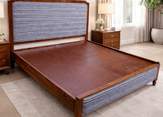 premium solid wood bed frame