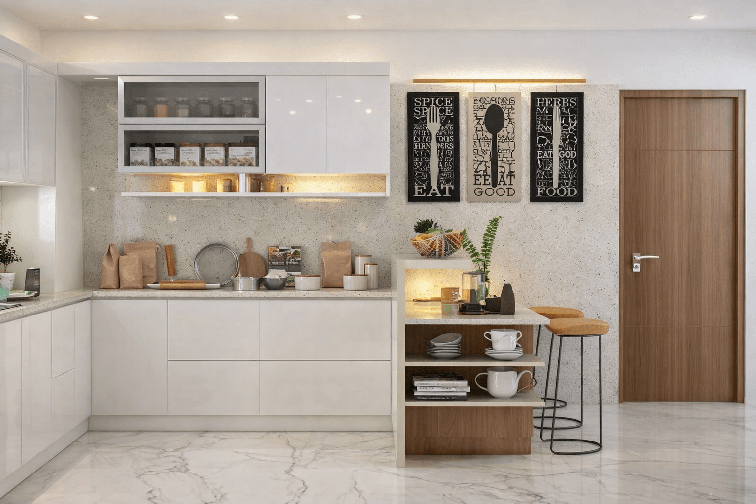 modern modular kitchen design