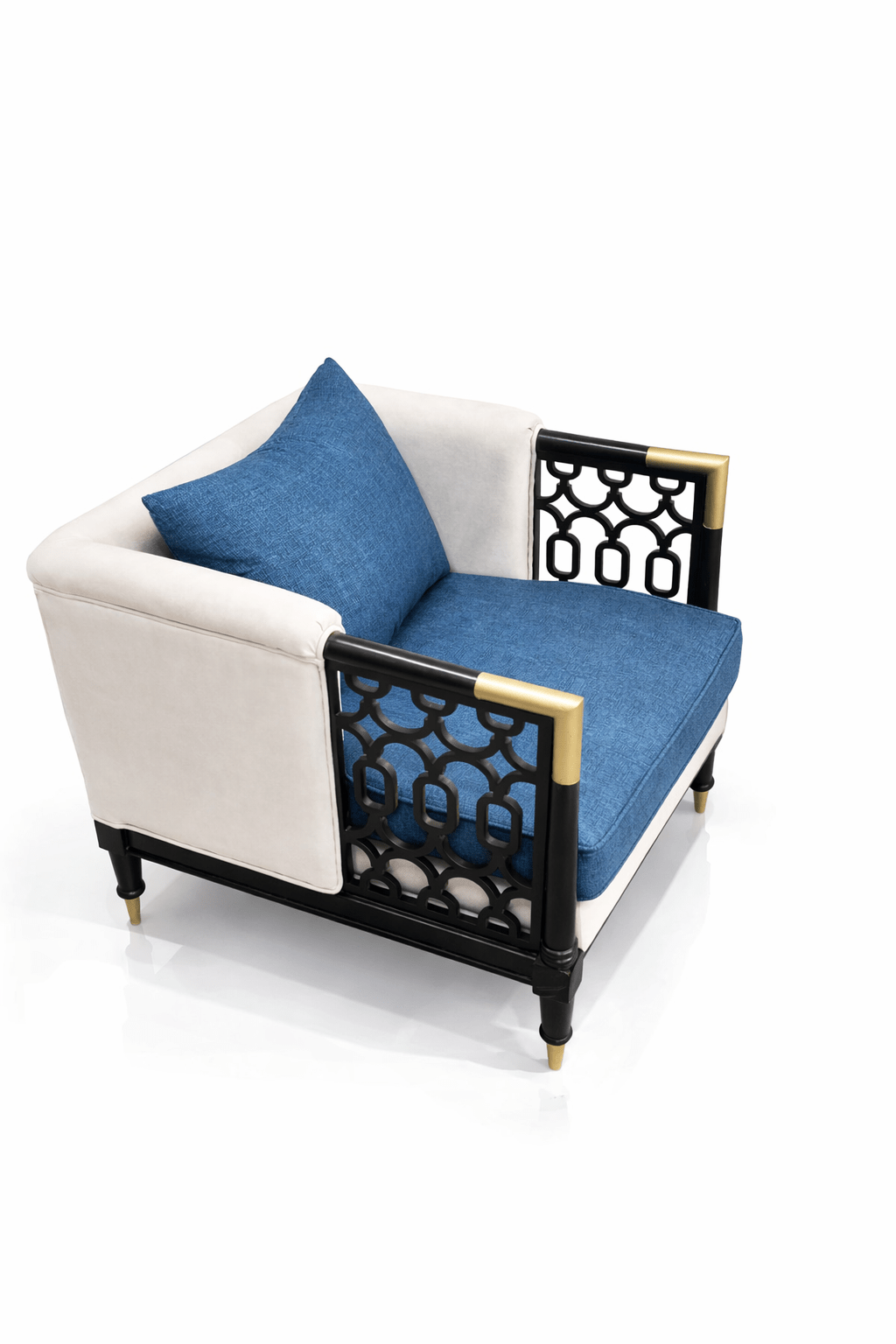 luxury modern accent armchair